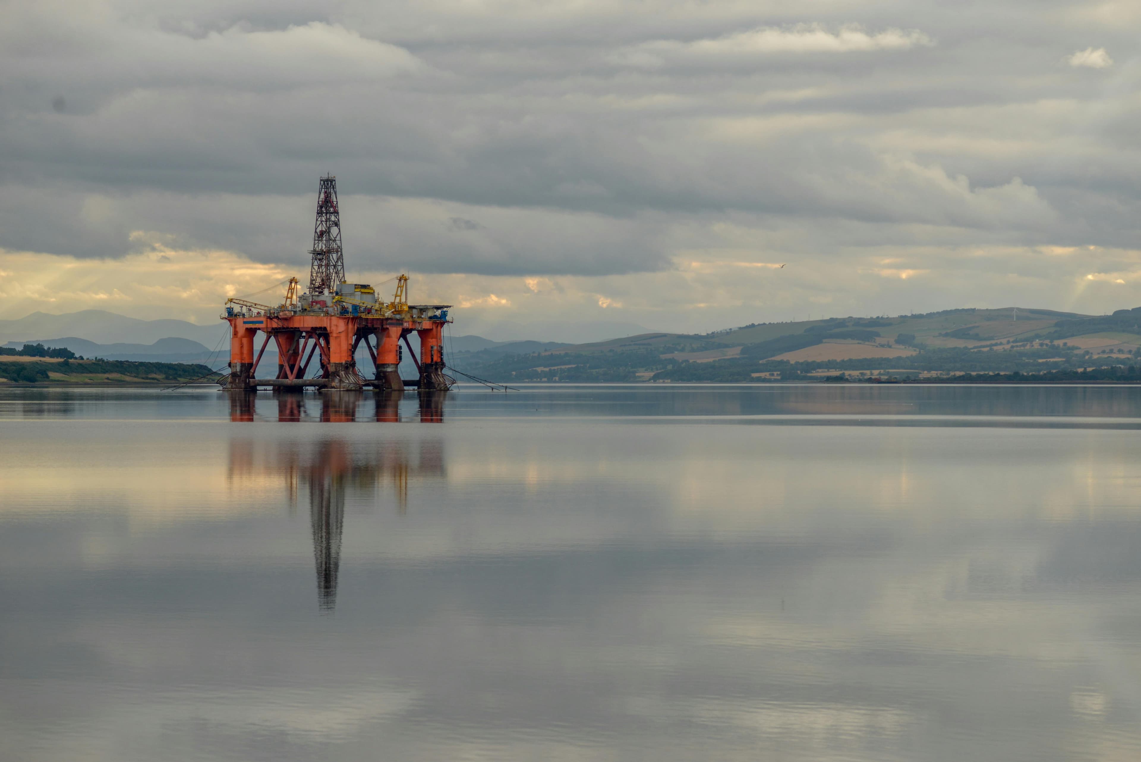 Oil rig platform
